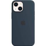 👉 Siliconen hoesje blauw Apple Voor Iphone 13 Mini Met Magsafe - Abyss Blue 194252780657