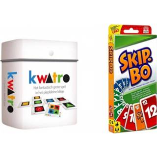 👉 Kaartspel Spellenbundel - 2 Stuks Kwatro & Skip-bo 8720663065537