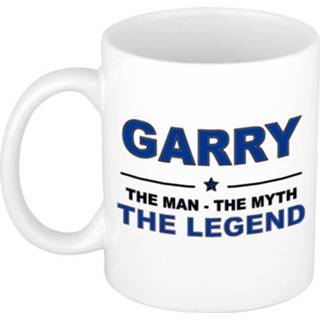 👉 Beker keramiek active mannen Garry The man, myth legend verjaardagscadeau mok / 300 ml