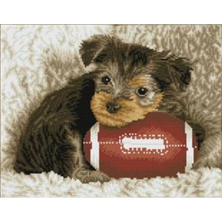 👉 Diamond Dotz Footy Pup Painting, 18.207 Dotz, 41x31 Cm 4895225917730