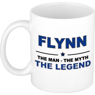 Beker keramiek active mannen Flynn The man, myth legend verjaardagscadeau mok / 300 ml