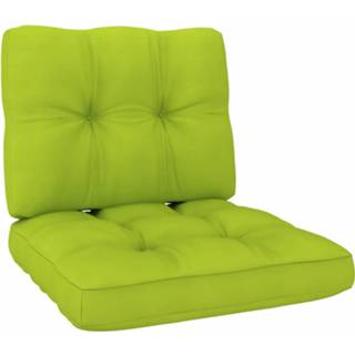 👉 Vidaxl Bankkussens Pallet 2 St Heldergroen 8720286176405