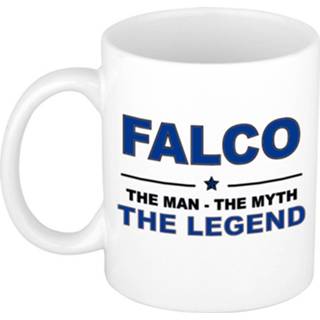 👉 Beker keramiek active mannen Falco The man, myth legend verjaardagscadeau mok / 300 ml