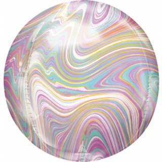 👉 Folieballon pastel Anagram Marblez 38 Cm G20 26635424172