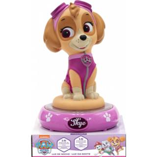 👉 Nachtlamp roze Nickelodeon 3d Paw Patrol Skye Led 15 X 13,5 Cm 8435507848077