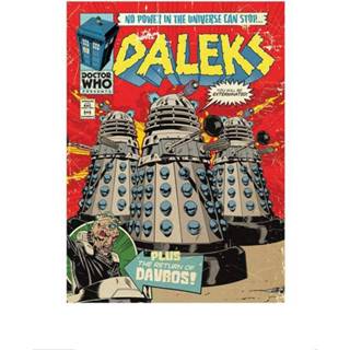 👉 Kunstdruk Pyramid Doctor Who The Daleks Comic 60x80cm 5050293189123