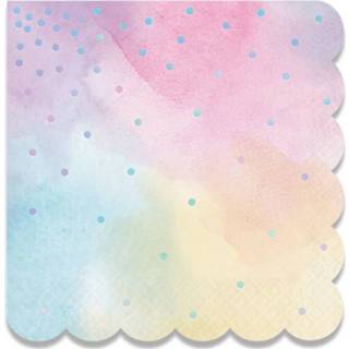 👉 Servet papier Witbaard Servetten Shape Iridescent 33 X Cm 16 Stuks 39938567828