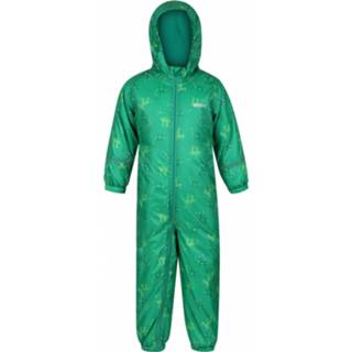 👉 Regenpak groen jelly polyamide Regatta Bean Dinosaur Junior Mt 5 Jaar 5059404325382