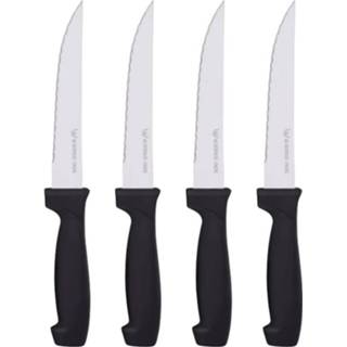 👉 Steakmes RVS kunststof Orange85 Steakmessen - 4 Stuks Vaatwasserbestendig 8720289429577