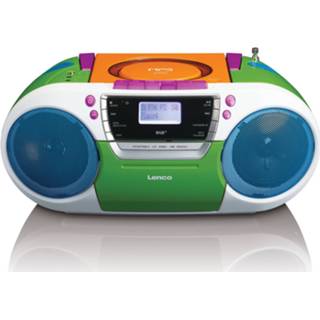 👉 Draagbare radio Cd-speler Met Dab+ En Casette Functie Lenco Scd-681 Multi Kleuren 8711902037415