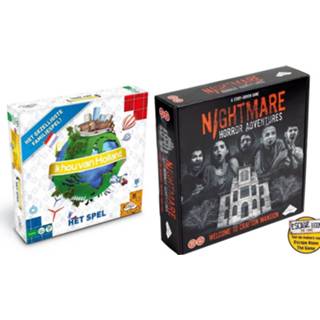 👉 Bordspel Spellenbundel - 2 Stuks Ik Hou Van Holland & Nightmare Horror Adventures 8720663095602