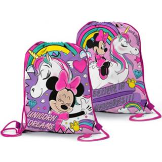 👉 Polyester Disney Minnie Mouse Gymbag Unicorn Dreams - 38 X 30 Cm 8054708163460