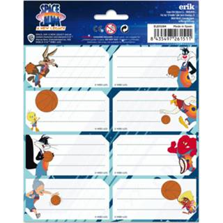 👉 Etiket wit blauw Grupo Erik Etiketten Space Jam Zelfklevend Wit/blauw 16 Stuks 8435497261511