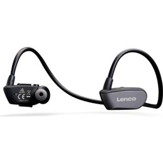 👉 Koptelefoon zwart grijs Bluetooth Waterproof Sport Met 8 Gb Mp3-speler Lenco Btx-860bk Zwart-grijs 8711902040514