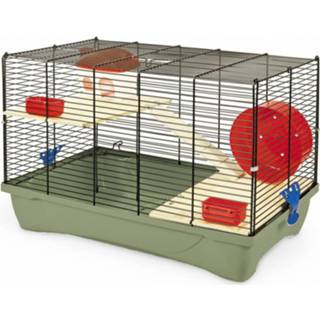 👉 Hamsterkooi groen Upc 11 Flat Nature 58 X 32 38 Cm 8720585083572