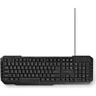 👉 Toetsenbord zwart Nedis Bedraad - 1.50 M 5412810266159