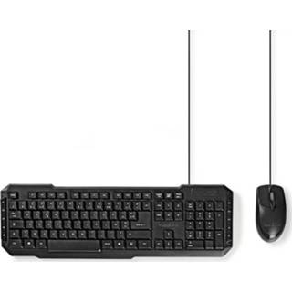 👉 Toetsenbord zwart Nedis Muis En - Set 1.5 M 5412810266173
