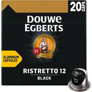 👉 Espresso apparaat zwart stuks drank Douwe Egberts Black koffiecapsules, pak van 20 8711000371268