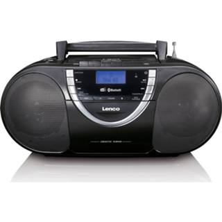 👉 Draagbare radio zwart Cd-speler Met Dab+ En Bluetooth Lenco Scd-6900bk Zwart-zilver 8711902065111