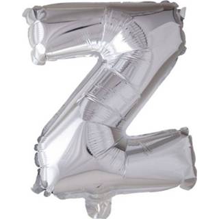 👉 Folieballon zilver Globos Letter 'Z' 102 Cm 5712735005353