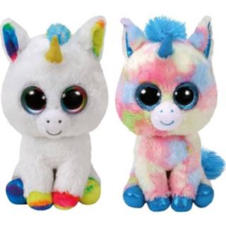 👉 Knuffel Ty - Beanie Buddy Pixy Unicorn & Blitz 8720679631719