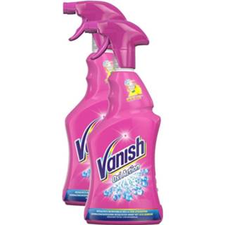 👉 Vlekverwijderaar Vanish Oxi Action Spray - 2x 750 Ml Voordeelverpakking 8714774003595