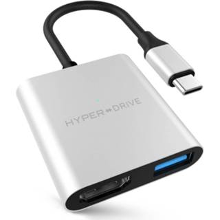 👉 HDMI-converter zilver Hyper Usb C Naar 3.0 En 4k Hdmi Converter (Zilver) 6941921145156