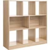 👉 Boekenkast eiken Nancy's - Kast 97,5 X 100 30 Cm 6955880301591