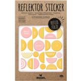 👉 Stickervel geel roze Moses Stickervellen Reflecterend Bauhaus Folie Geel/roze 2 Stuks 8720585167050