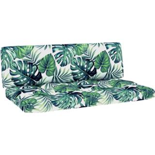 👉 Vidaxl Bankkussens Pallet 2 St Bladpatroon 8720286178034