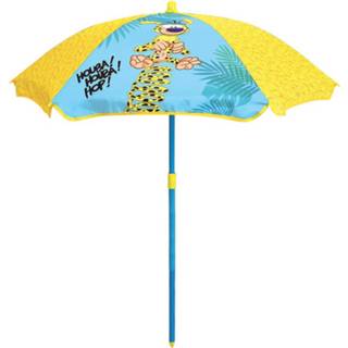 Parasol blauw geel Jemini Fun House Junior 100 Cm Mesh Blauw/geel 3700057133856