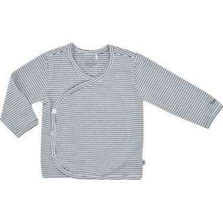 👉 Born United! Longsleeve Overslag Junior Katoen/elastaan Wit/grijs Mt 62