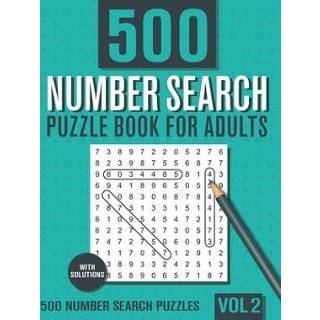 👉 Engels 500 Number Search Puzzle Book for Adults: Big Puzzlebook with Find Puzzles Seniors, Adults and all other Fans - Vol 2 9798696194288