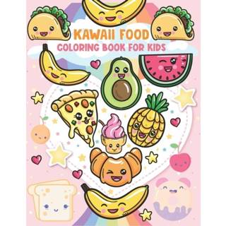 👉 Engels kinderen Kawaii Food Coloring Book For Kids 9798727527269