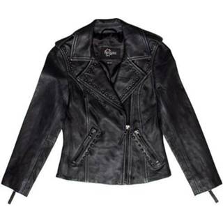 👉 Bikerjack zwart leer meisjes Dekkers ledermode leren biker jack - Irene 8785261952498