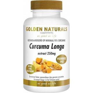 👉 Curcuma vitamine voedingssupplementen gezondheid Golden Naturals Longa Capsules 180st 8718164641923