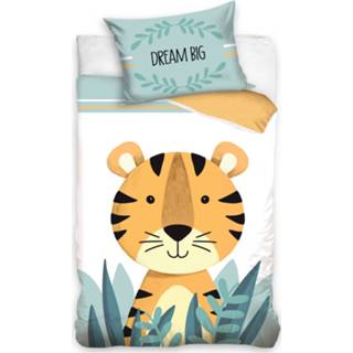 👉 Dekbedovertrek katoen baby's Animal Pictures Baby Dekbedovertrek, Welp - 100 X 135 Cm 5904302503540