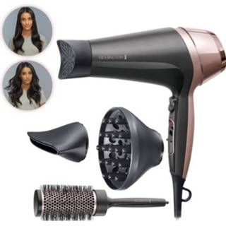 👉 Borstel keramisch Remington D5706 Kappersset, Ionische Föhn Curl Confidence 2200w, 45 Mm Borstel, Rooster, Lichtgewicht, Stil 5038061100587