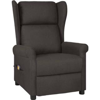 👉 Massagestoel stof Vidaxl Verstelbaar Taupe 8720286428955