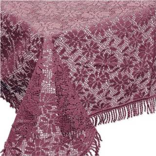 👉 Tafelkleed paarse Aubergine Buiten Tafelkleden/tafellakens 150 X 220 Cm Rechthoekig - Tafellakens 8720276047432