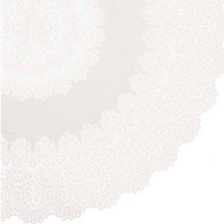 👉 Tafelkleed witte Ivoor Tafelkleden/tafellakens 152 Cm Rond - Tafellakens 8720147228762