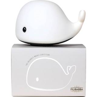 👉 Nachtlamp Filibabba Nachtlampje - Led Whale Christian 15 Cm 5712804005147
