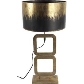 👉 Tafellamp staal goud Tom Paxton 31 X 64 Cm E27 40w 8718317853333