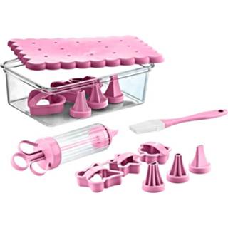 👉 Koekje roze kinderen Orange85 Bakset Voor Koekjes - 15-delig Bakgerei 8720663541895