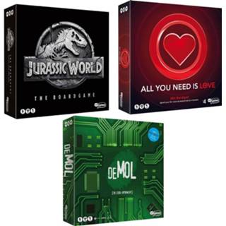 👉 Bordspel Spellenbundel - 3 Stuks Jurassic World The Boardgame & All You Need Is Love Wie De Mol Code Opdracht 8720663088925