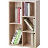 👉 Boekenkast hout Nancy's Gardinski - Opbergkast Met 5 Vakken Kasten 50 X 24 80 Cm 6955880326549