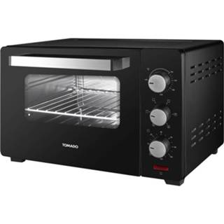 👉 Vrijstaande oven zwart Tomado Teo3000b - 30 Liter 1600 Watt Hetelucht 3 Insteekniveau's 8712876501162