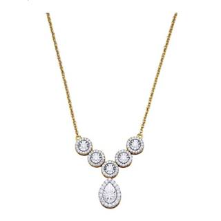 👉 Halsketting wit diamant vrouwen met kwaliteitsgarantie Collier Diemer 4055708323469