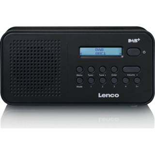 👉 Draagbare radio zwart Dab+/fm Lenco Pdr-015bk 8711902040897