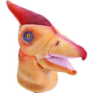 👉 Handpop oranje pluche Wild Republic T-rex Pteranodon Junior 92389253276